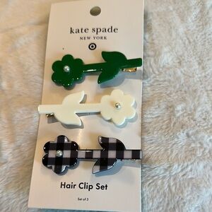 Kate Spade Floral Hair Clip Set